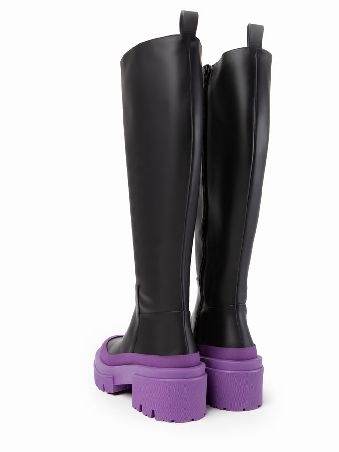 Equitare CHANTAL - Napa Seda Suela Negra Morado 2025