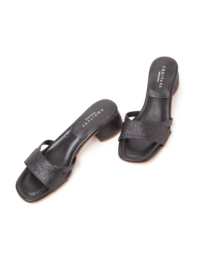 Equitare EVA GLITTER NEGRO Solo hoy