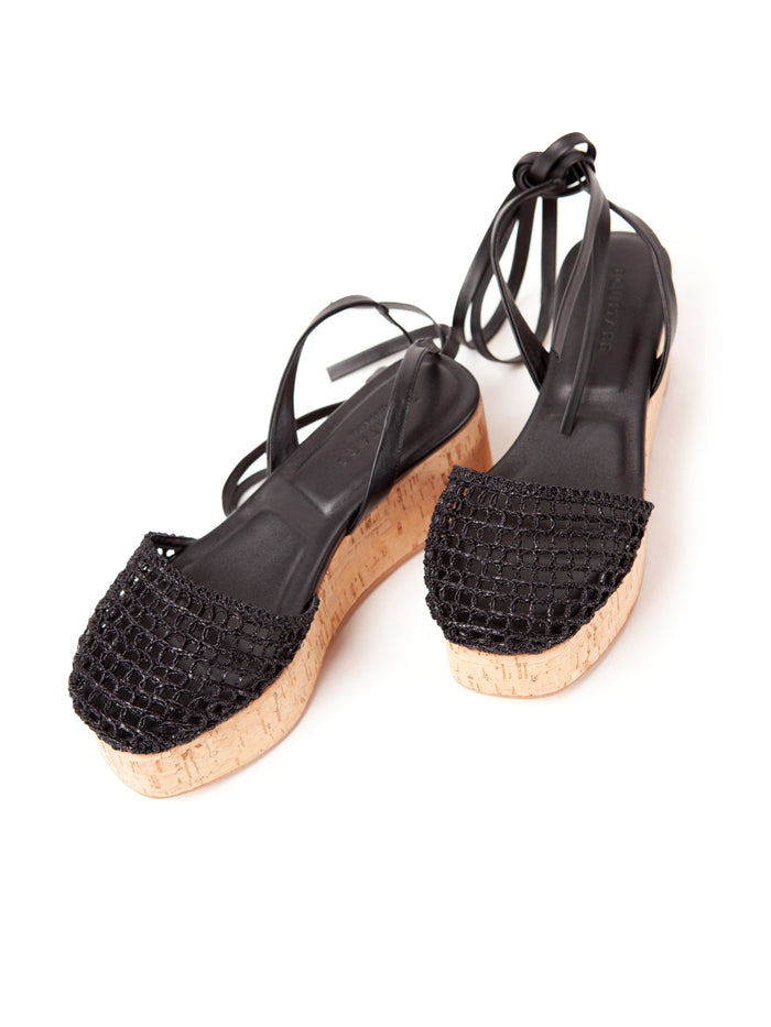 Equitare KALA - CORDÓN RAFIA NEGRO Descuento por venta flash