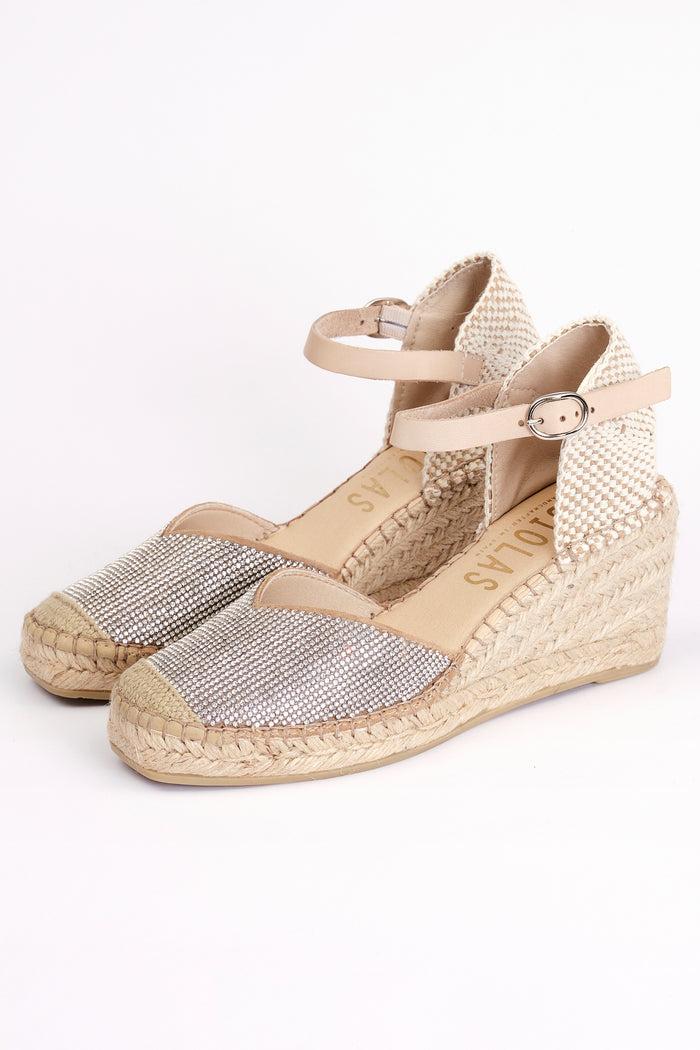 Fabiolas Alpargata Estilosa Beige En oferta