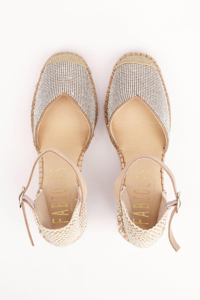 Fabiolas Alpargata Estilosa Beige En oferta