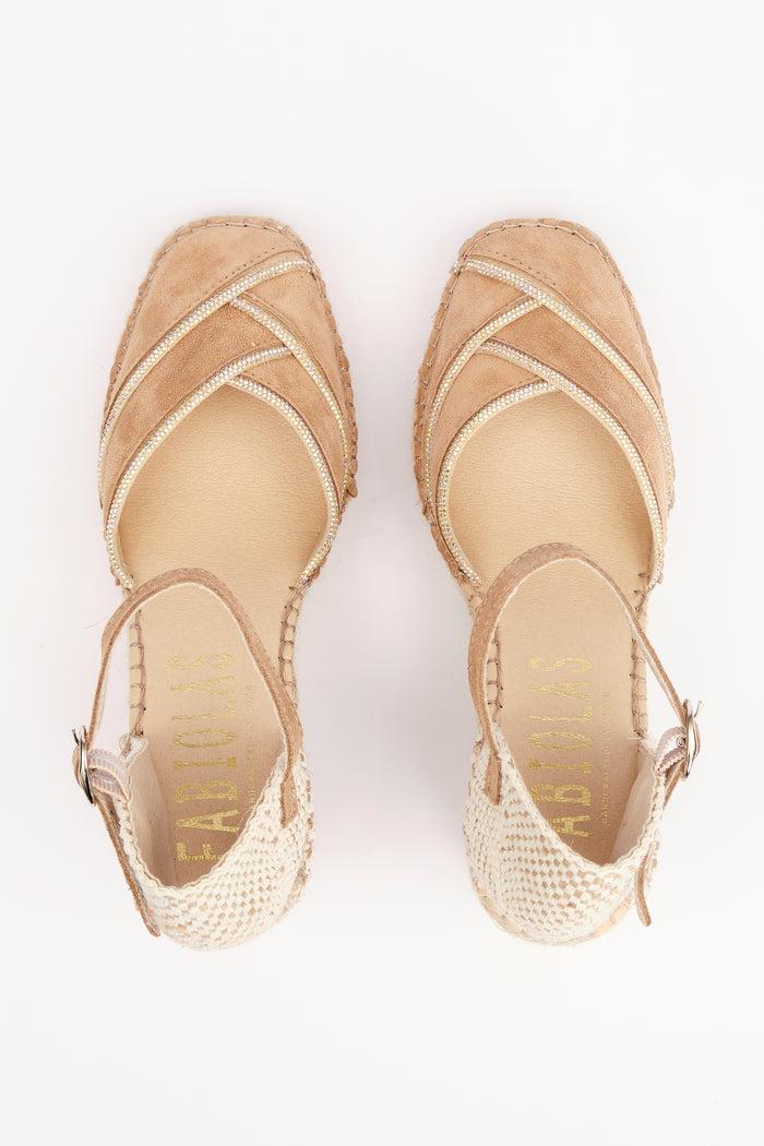 Fabiolas Alpargata Clara Beige Última moda