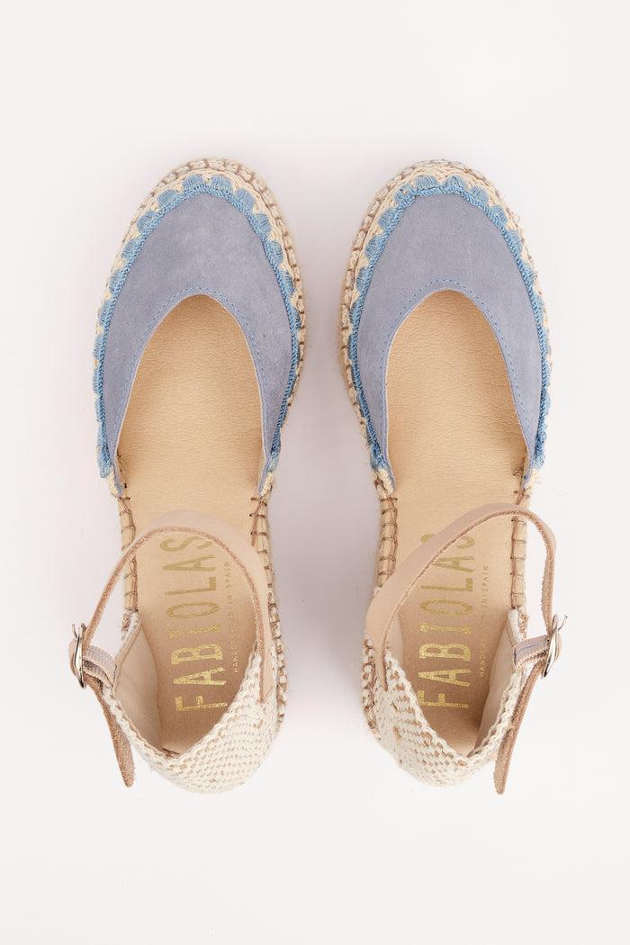 Fabiolas Alpargata Rocío Azul Cielo Outlet