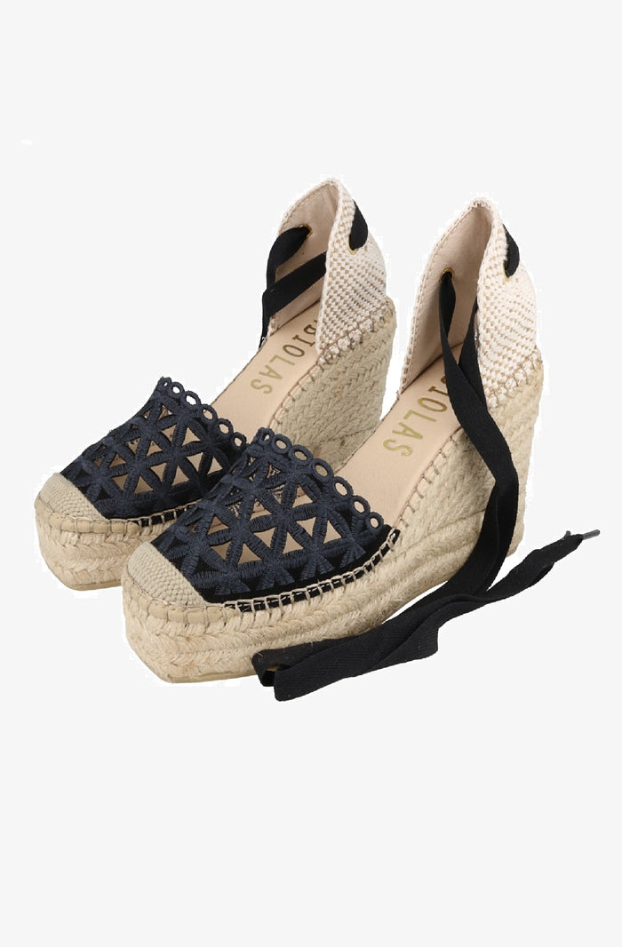 Fabiolas Alpargata Cora Negro Outlet online
