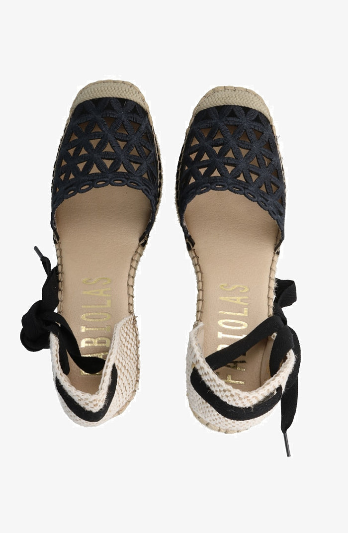 Fabiolas Alpargata Cora Negro Outlet online