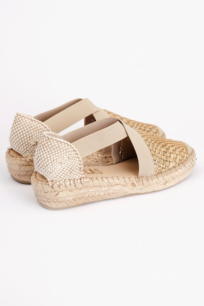 Fabiolas Alpargata Estrella Beige Envío gratis