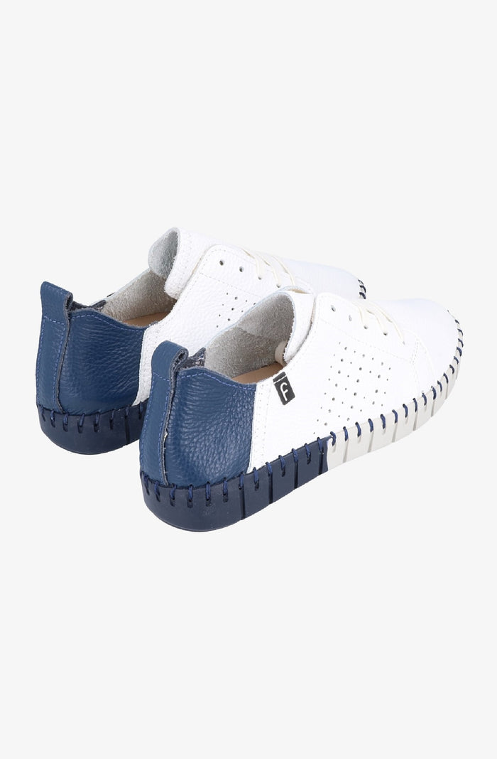 Fabiolas Sneaker JutHeras Blanco/Marino Oferta exclusiva