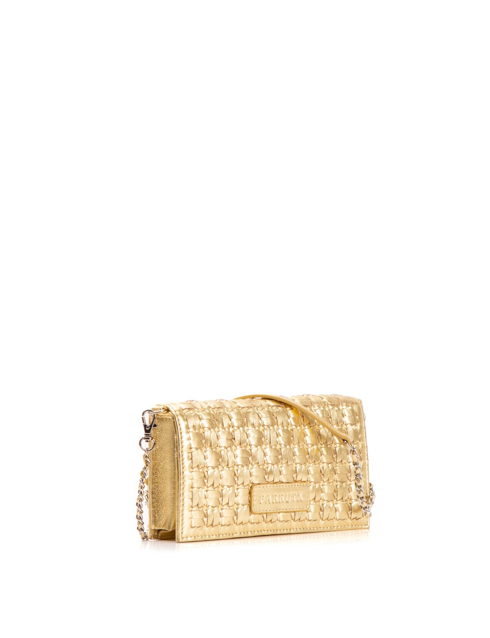 Farrutx KIMBERLY Napa trenzada oro Rebajas top