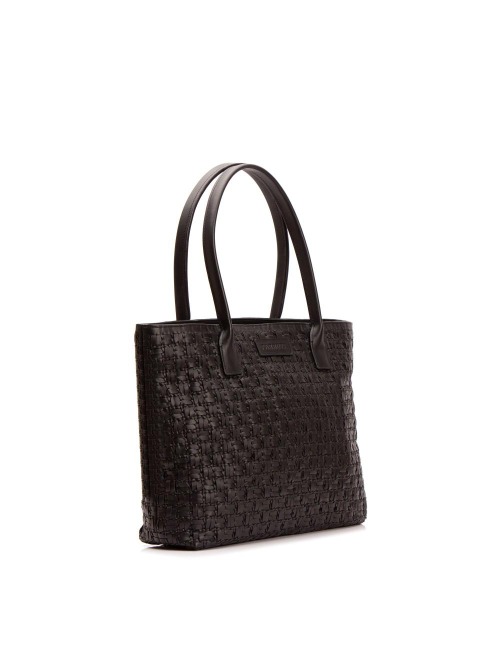 Farrutx NORMAND Napa trenzada negra Outlet online