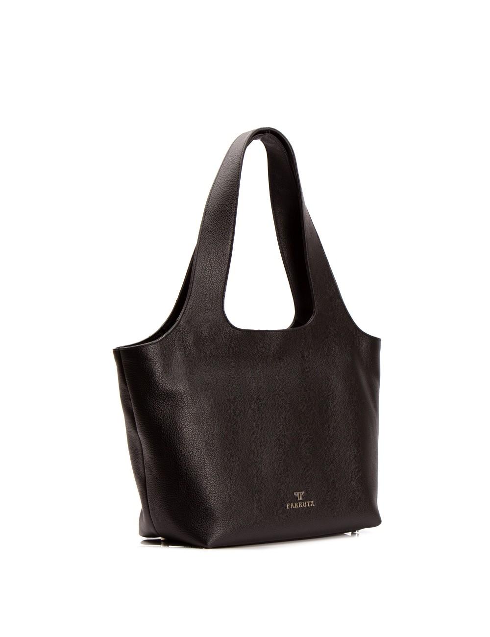 Farrutx KLAKE Piel bombeada negra Outlet