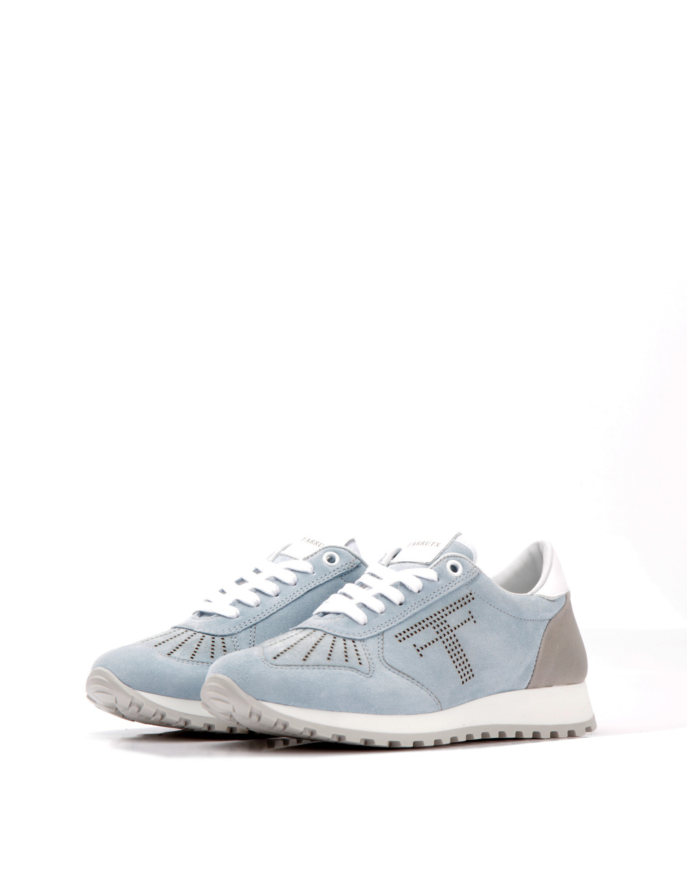 Farrutx MATILDA-CHECK Velour celeste Los más vendidos