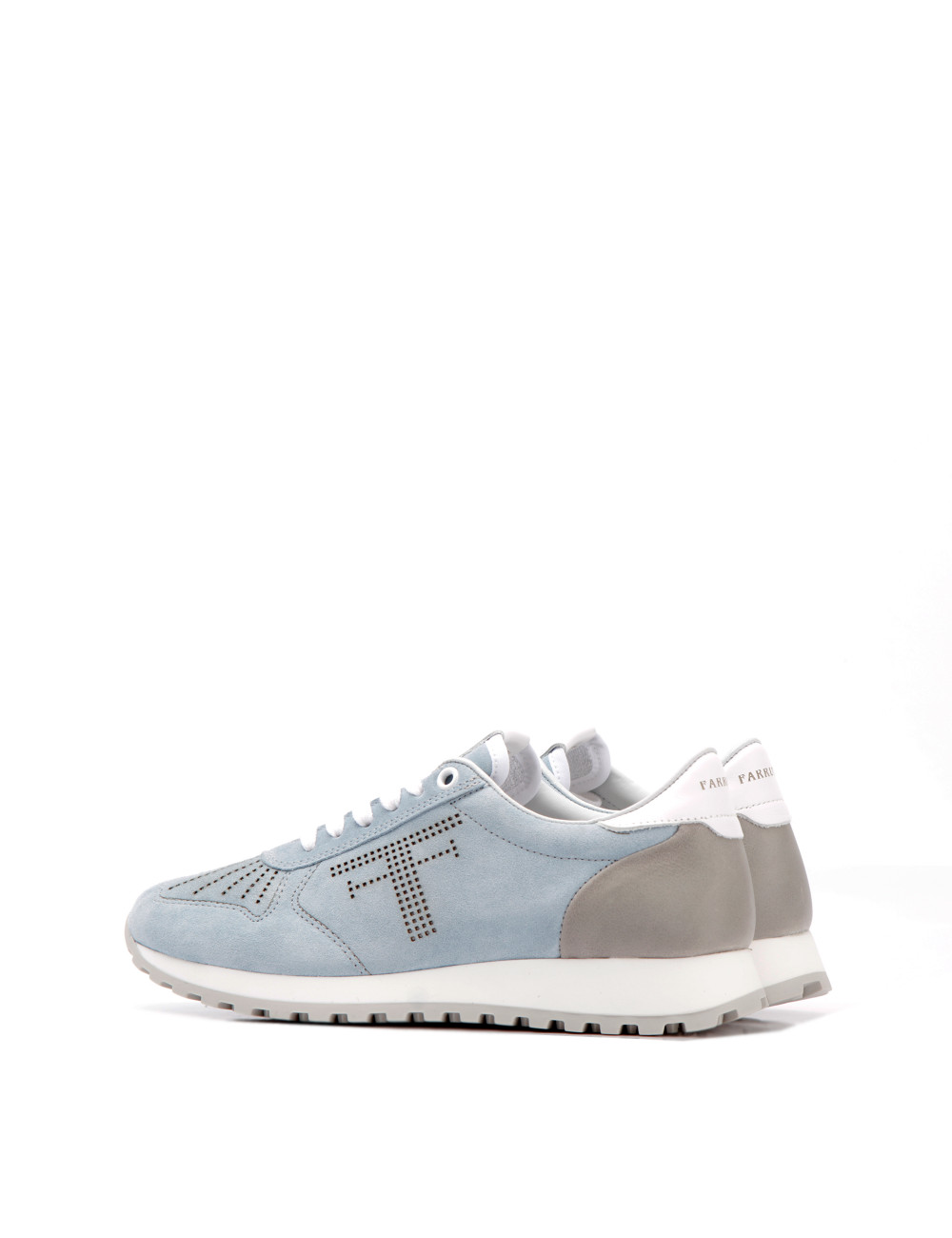 Farrutx MATILDA-CHECK Velour celeste Los más vendidos