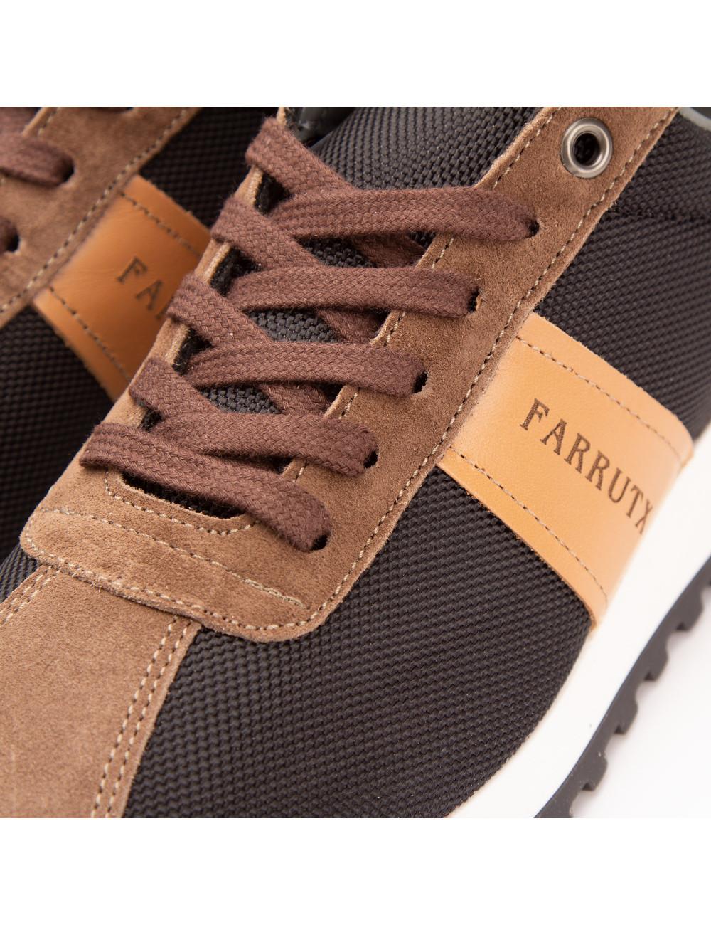 Farrutx MILLY Velour-nylon visón negro Último día