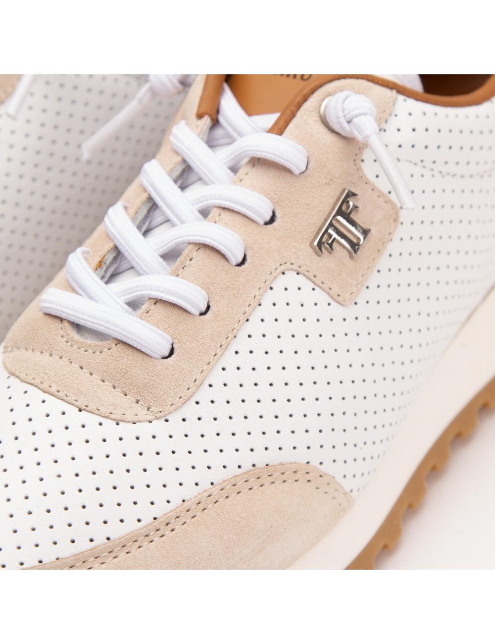 Farrutx MAELIA Napa blanco - velour hielo Ahorra y exporta