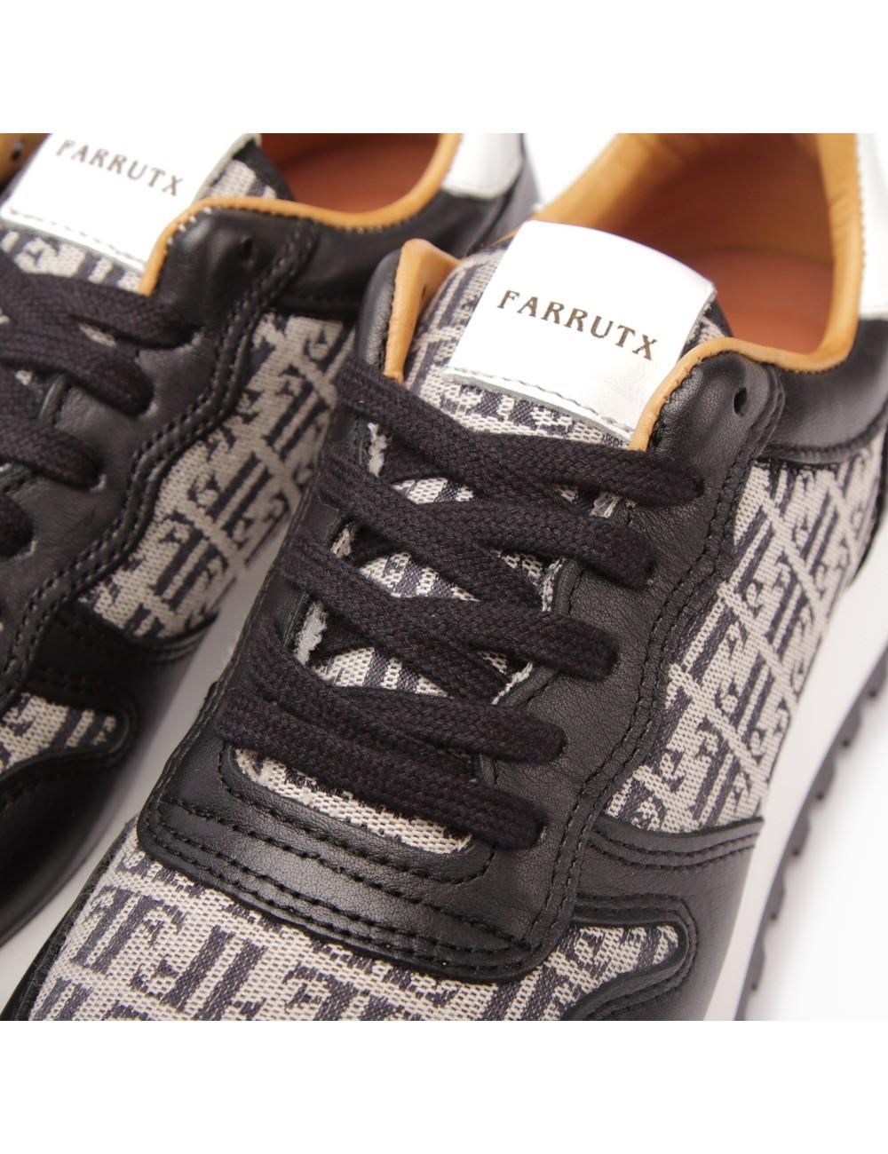 Farrutx MELANI nappa | jaquard negro En oferta