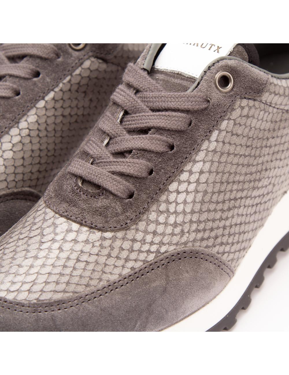 Farrutx MATCH Velour-pitón gris Oferta exclusiva