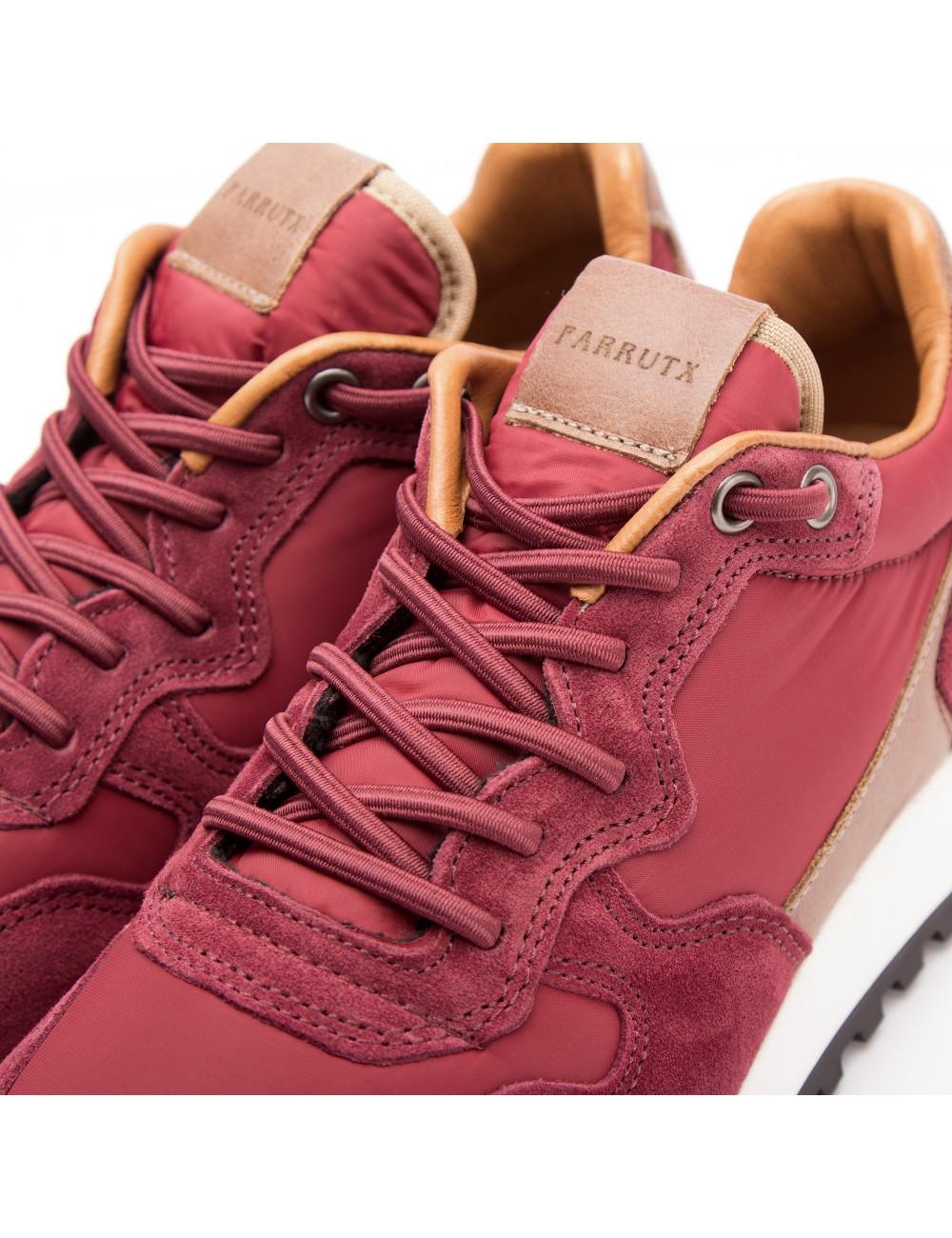 Farrutx MAGIC Velour - tejido burdeos Descuento por venta flash