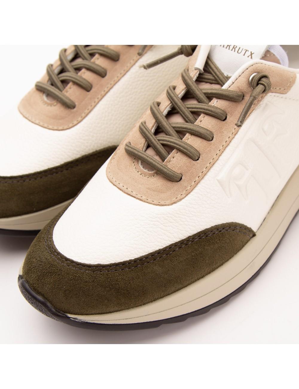 Farrutx MORGAN-BIS Bombeado blanco - Velour militar Rebajas de fin de temporada