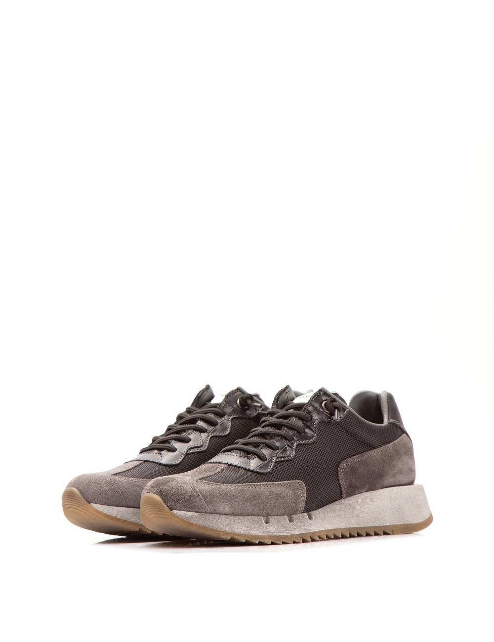 Farrutx MEKANO Velour-nylon gris-negro Outlet