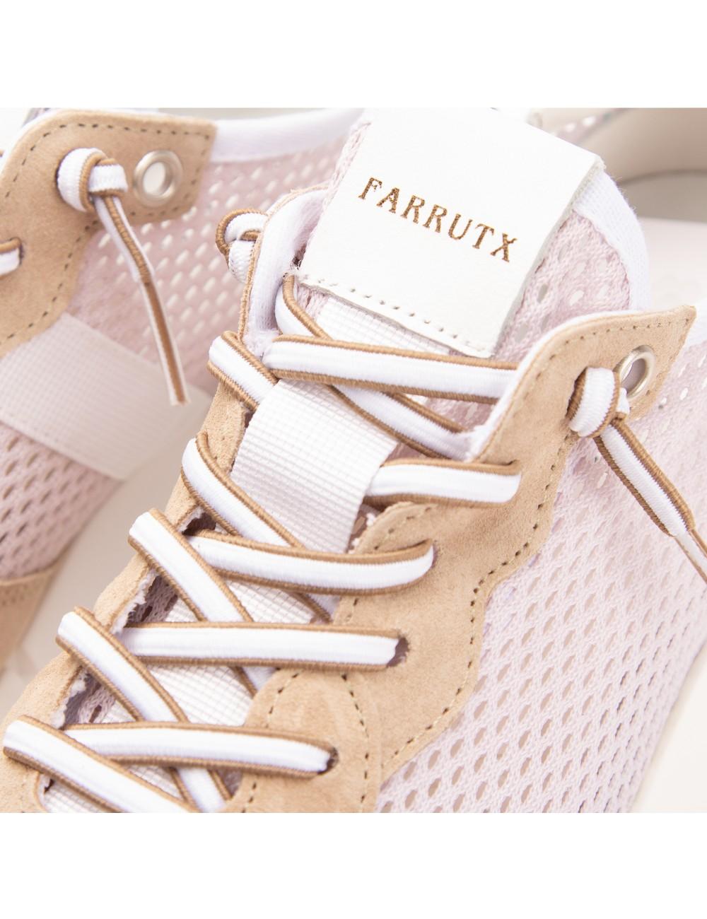 Farrutx MALENA Velour-rejilla duna hielo Outlet online