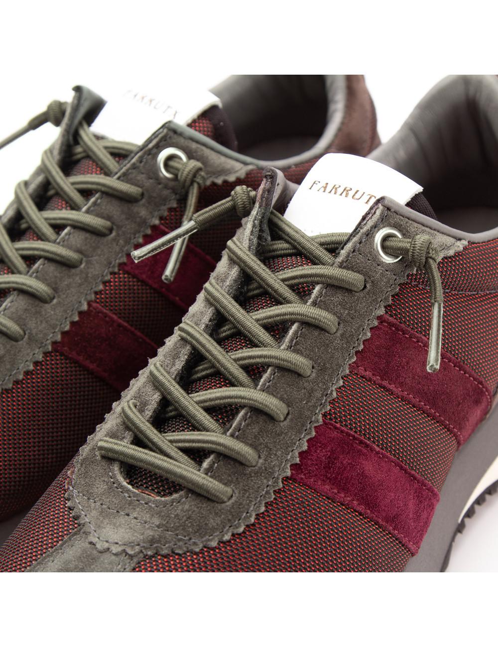 Farrutx MING Velour-tejido burdeos Venta caliente