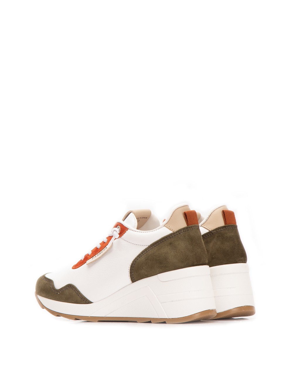 Farrutx MINDY Napa blanco - Velour militar Mejor oferta