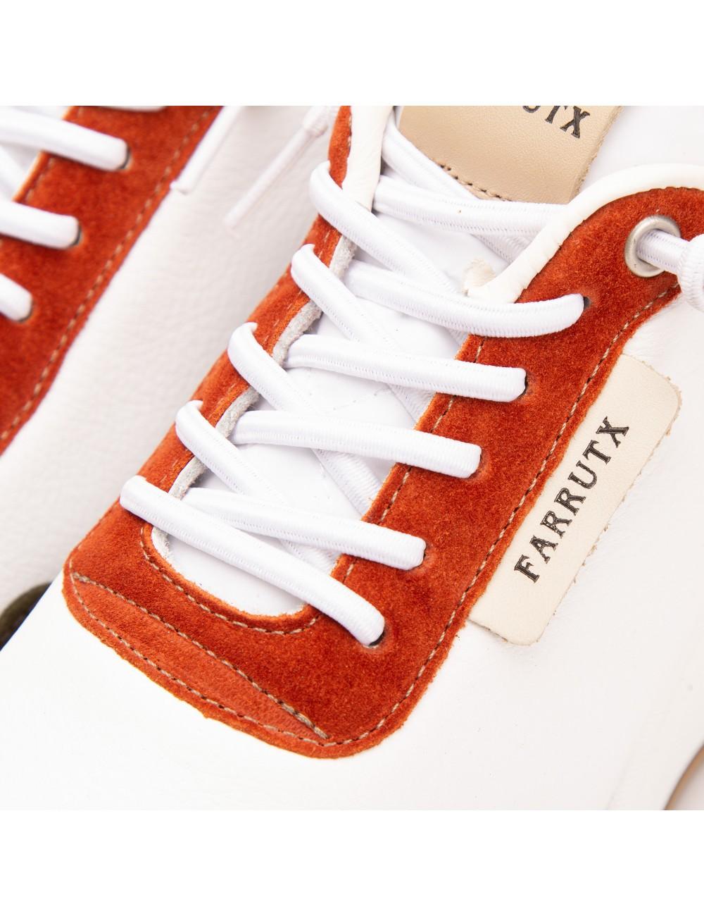 Farrutx MINDY Napa blanco - Velour militar Mejor oferta