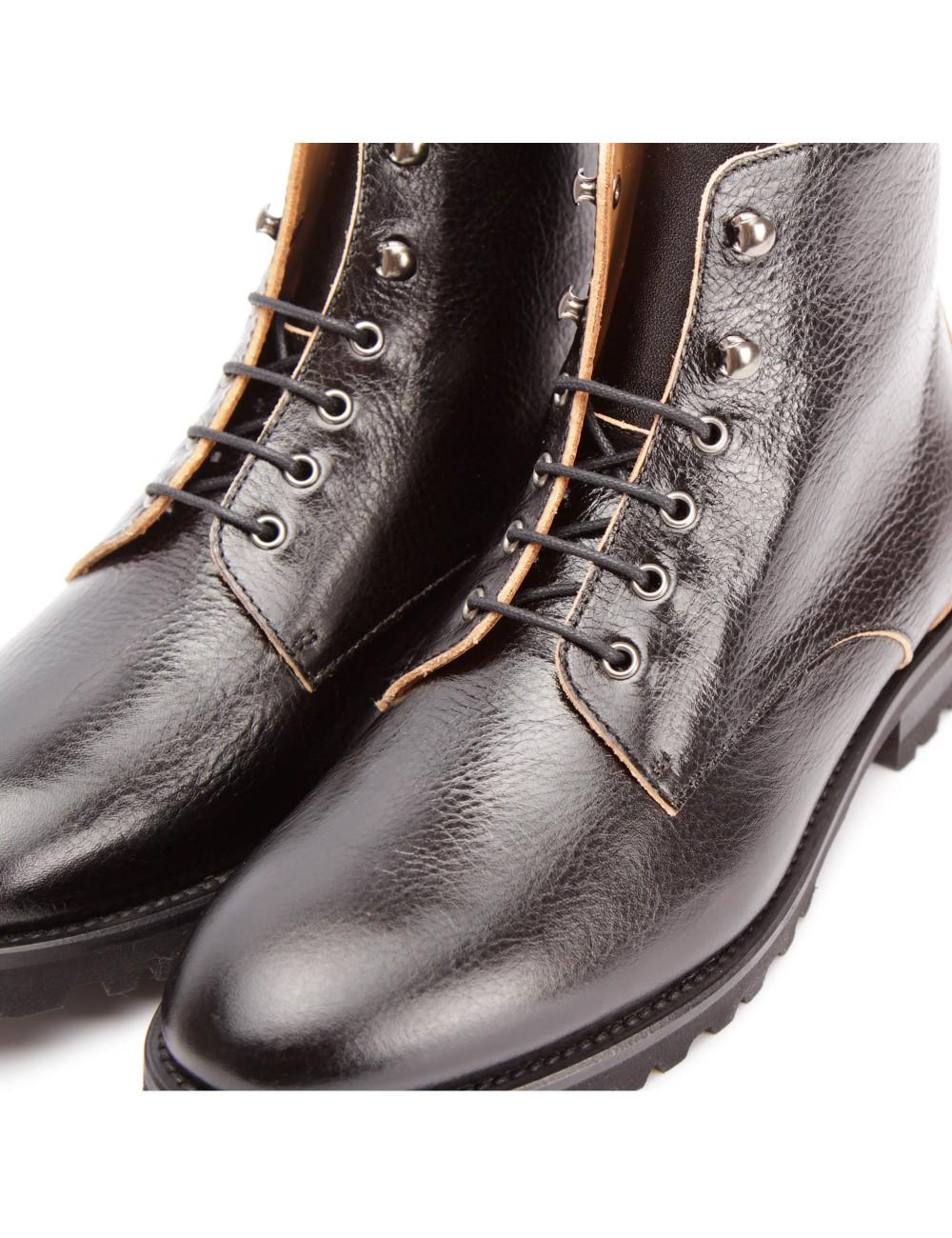 Farrutx DAKOTA calf negro Venta caliente