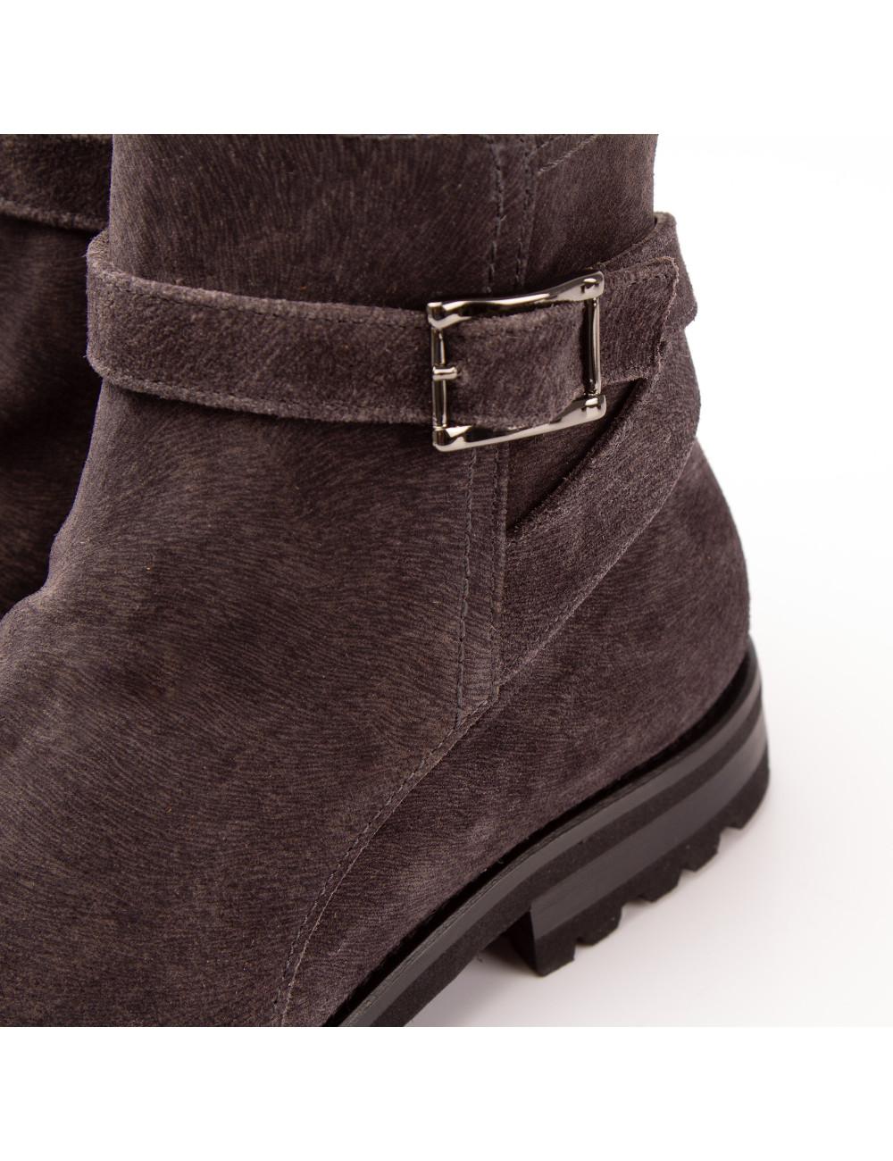 Farrutx DEVON Velour gris Rebajas baratas