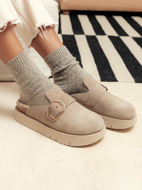 Genuins GRISEL VELOUR TAUPE Precios de Black Friday