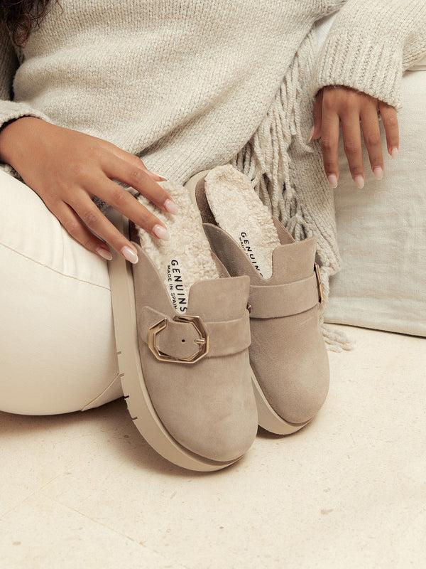Genuins GRISEL VELOUR TAUPE Precios de Black Friday