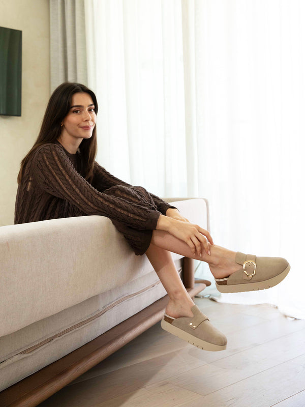 Genuins GRISEL VELOUR TAUPE Precios de Black Friday