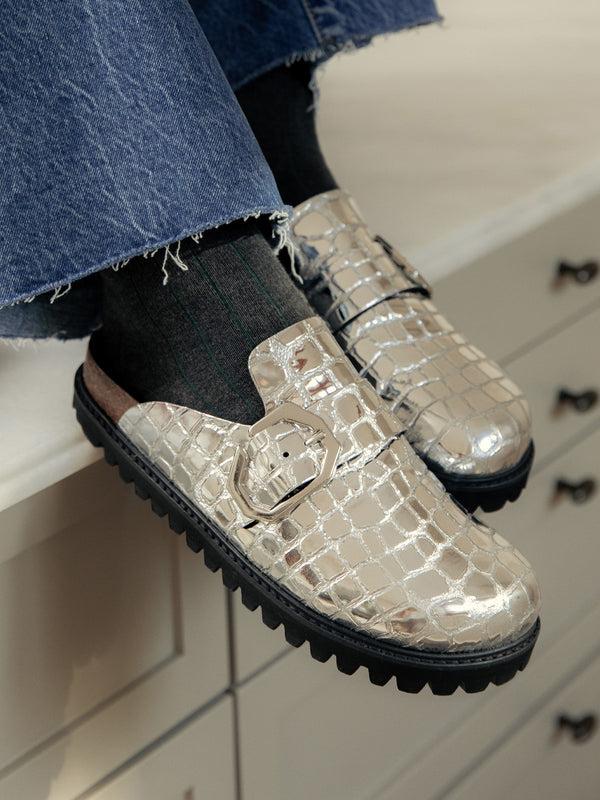 Genuins GRISEL VEGAN SILVER COCO Descuentos del mes