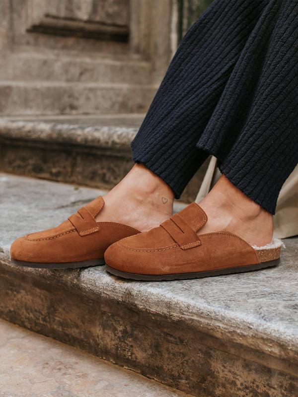 Genuins LOIS VELOUR CAMEL UNISEX