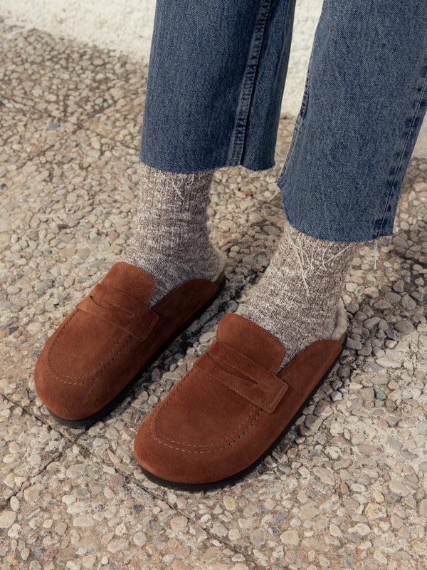 Genuins LOIS VELOUR CAMEL UNISEX Ofertas de temporada