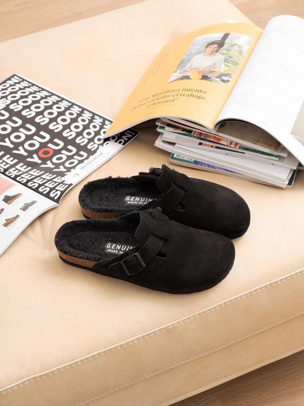 Genuins RIVA VELOUR WOOL BLACK Envío internacional gratuito