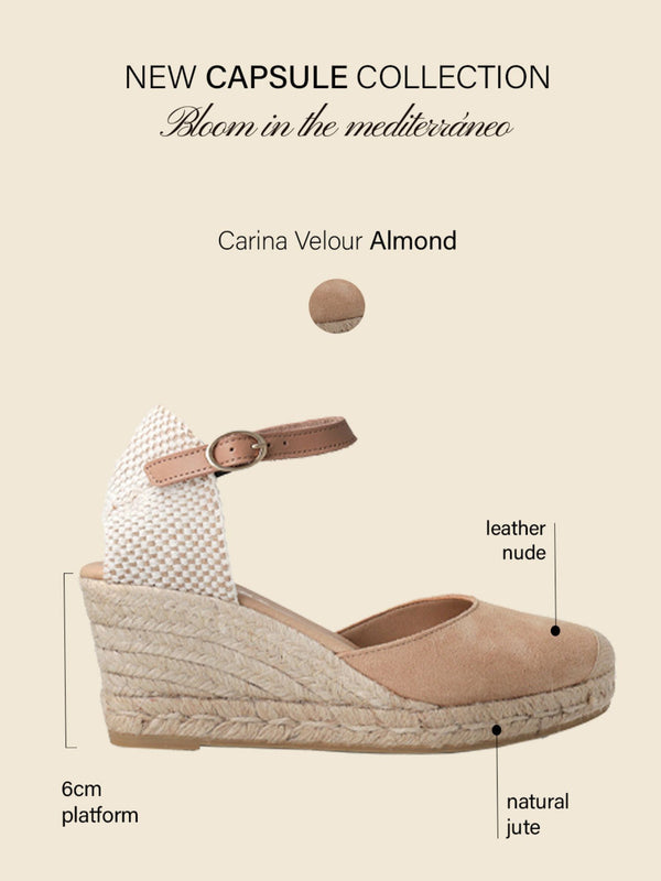 Genuins CARINA VELOUR ALMOND Rebajas online