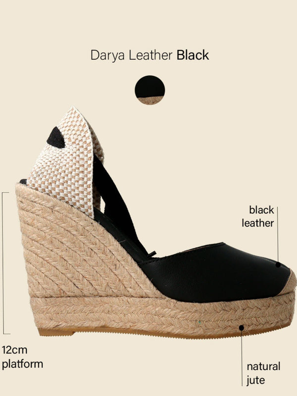 Genuins DARYA LEATHER BLACK Rebajas top