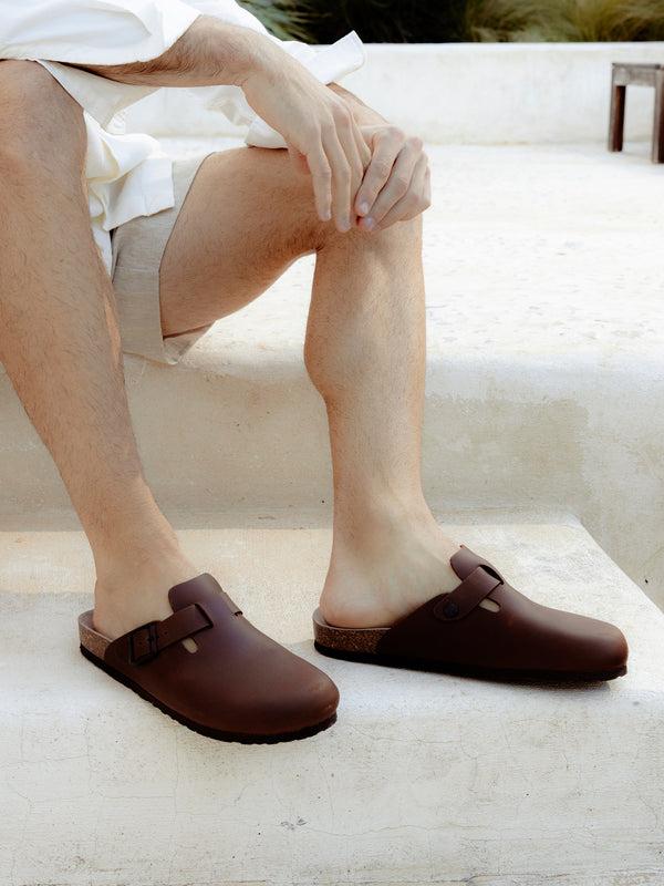Genuins RIVA OILED LEATHER HABANA UNISEX Precio de fábrica