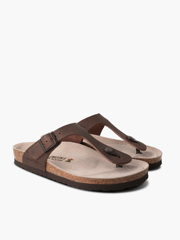 Genuins ROSAS OILED LEATHER HABANA UNISEX Solo queda un día