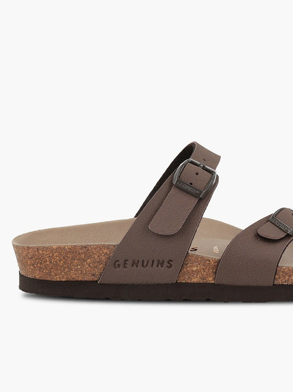 Genuins DUBLIN VEGAN DARK BROWN Grandes ahorros