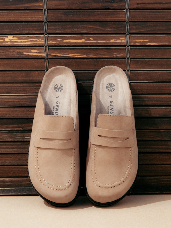 Genuins LOIS NUBUCK TAUPE UNISEX En línea