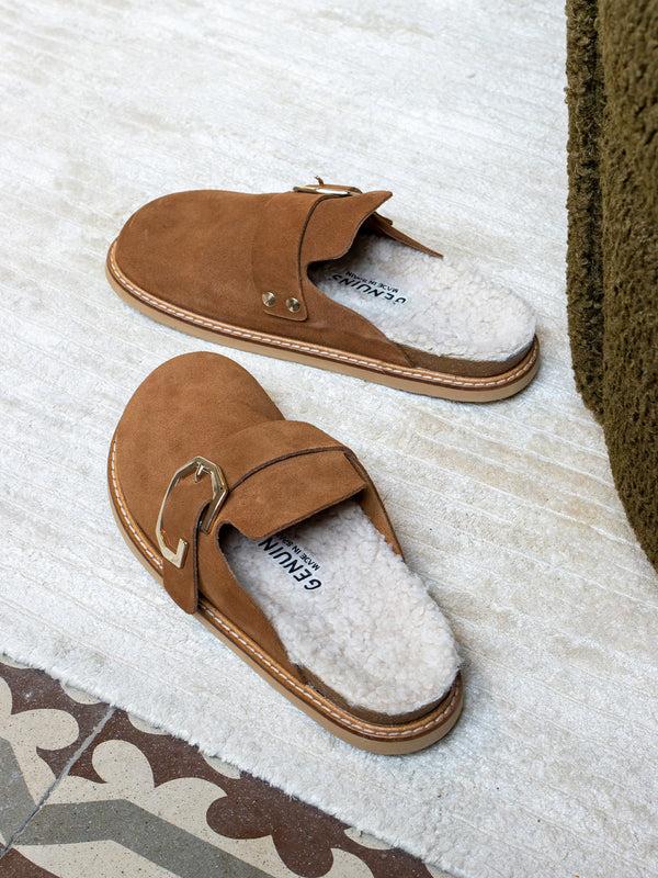 Genuins GRISEL SHEEPSKIN VELOUR CAMEL En oferta