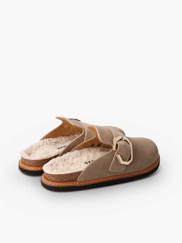 Genuins GRISEL SHEEPSKIN VELOUR TAUPE Gran oferta