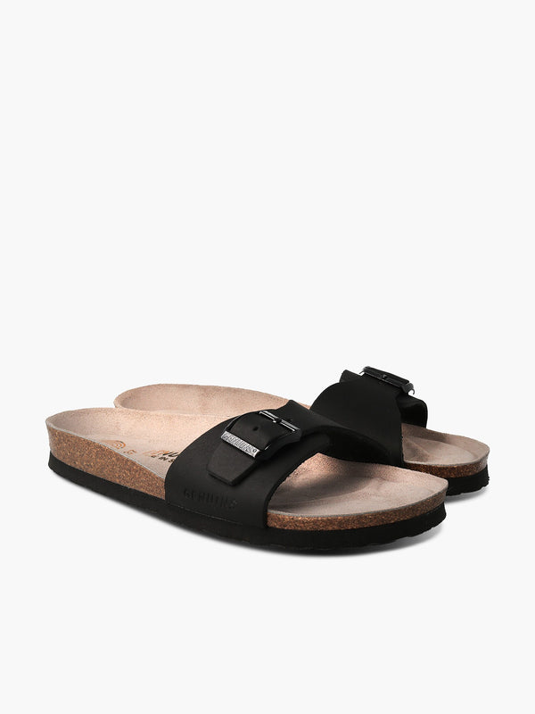 Genuins TORONTO OILED LEATHER BLACK Tienda