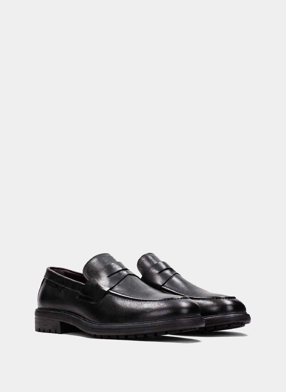 Hispanitas Mocasin negro Ofertas de temporada