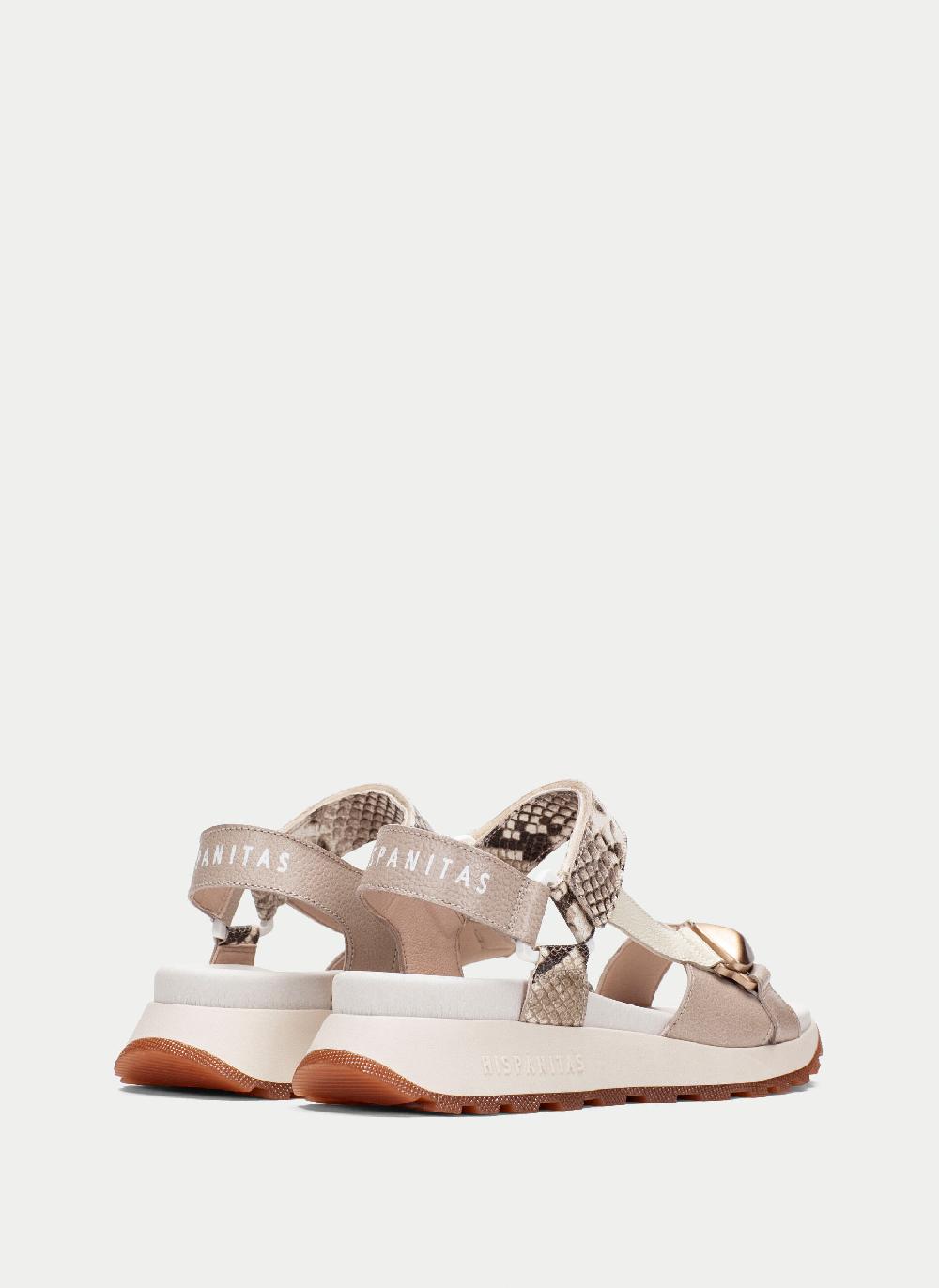 Hispanitas Sandalia Sport maui taupe En oferta