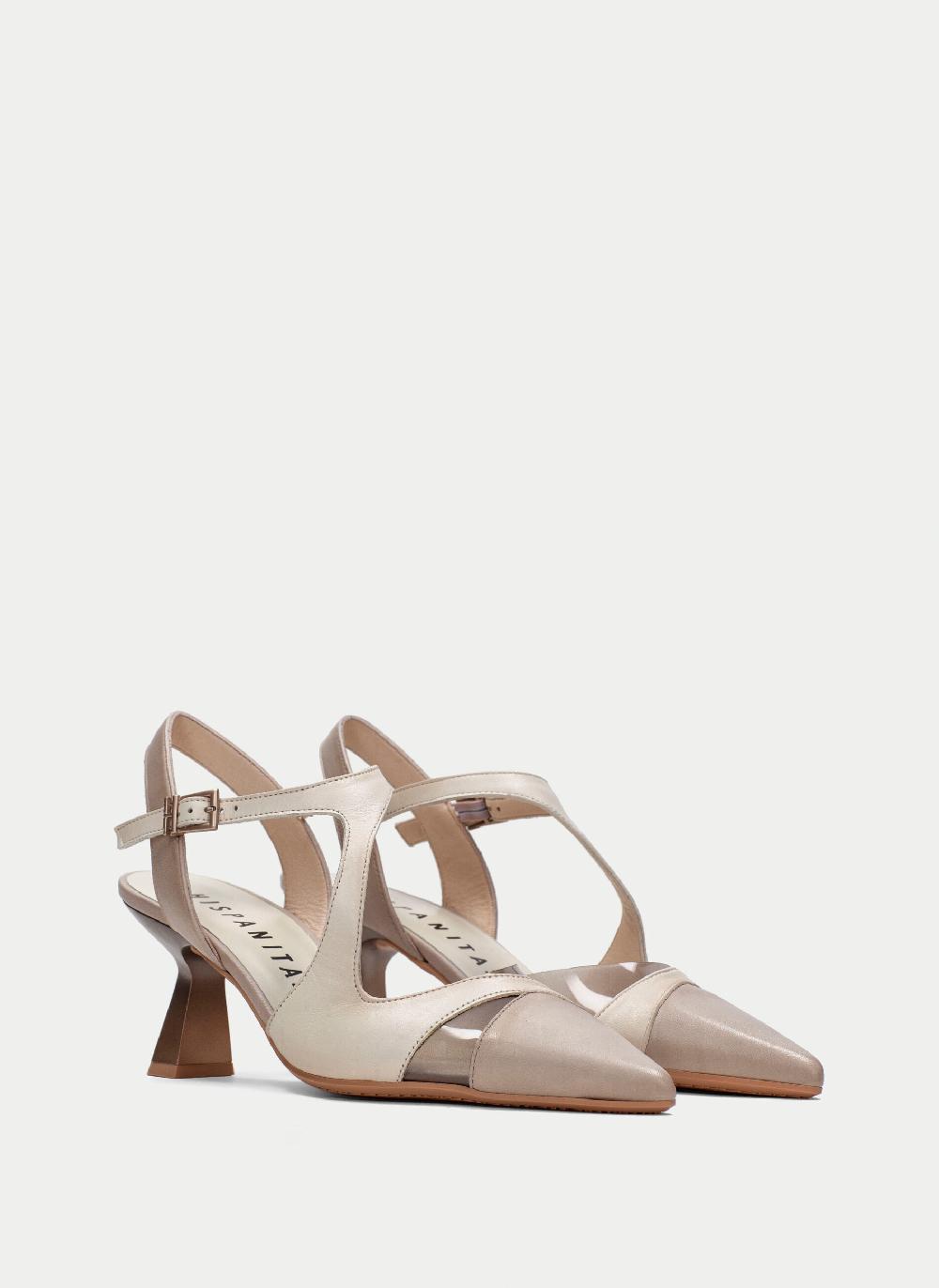 Hispanitas Destalonado nova taupe-latte Venta caliente