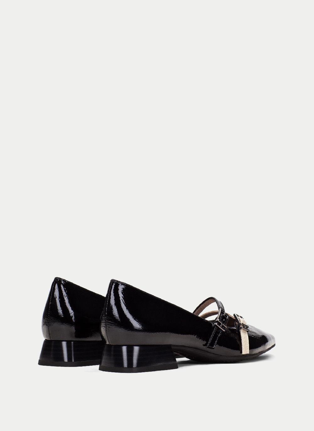 Hispanitas Zapato Plano dali negro Promoción trimestral