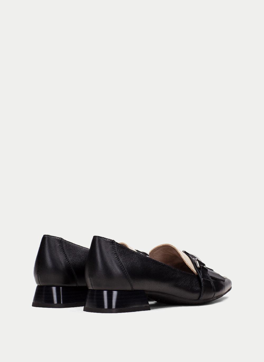 Hispanitas Zapato Plano dali negro-milk Tienda de fábrica